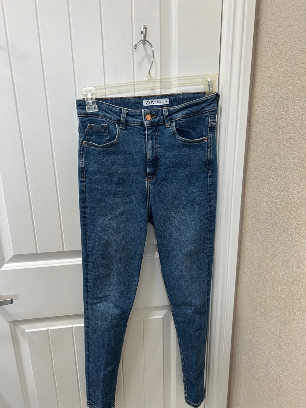 ZARA Skinny Dark Blue Women's Jeans
